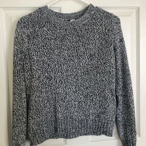 Black and white sweater